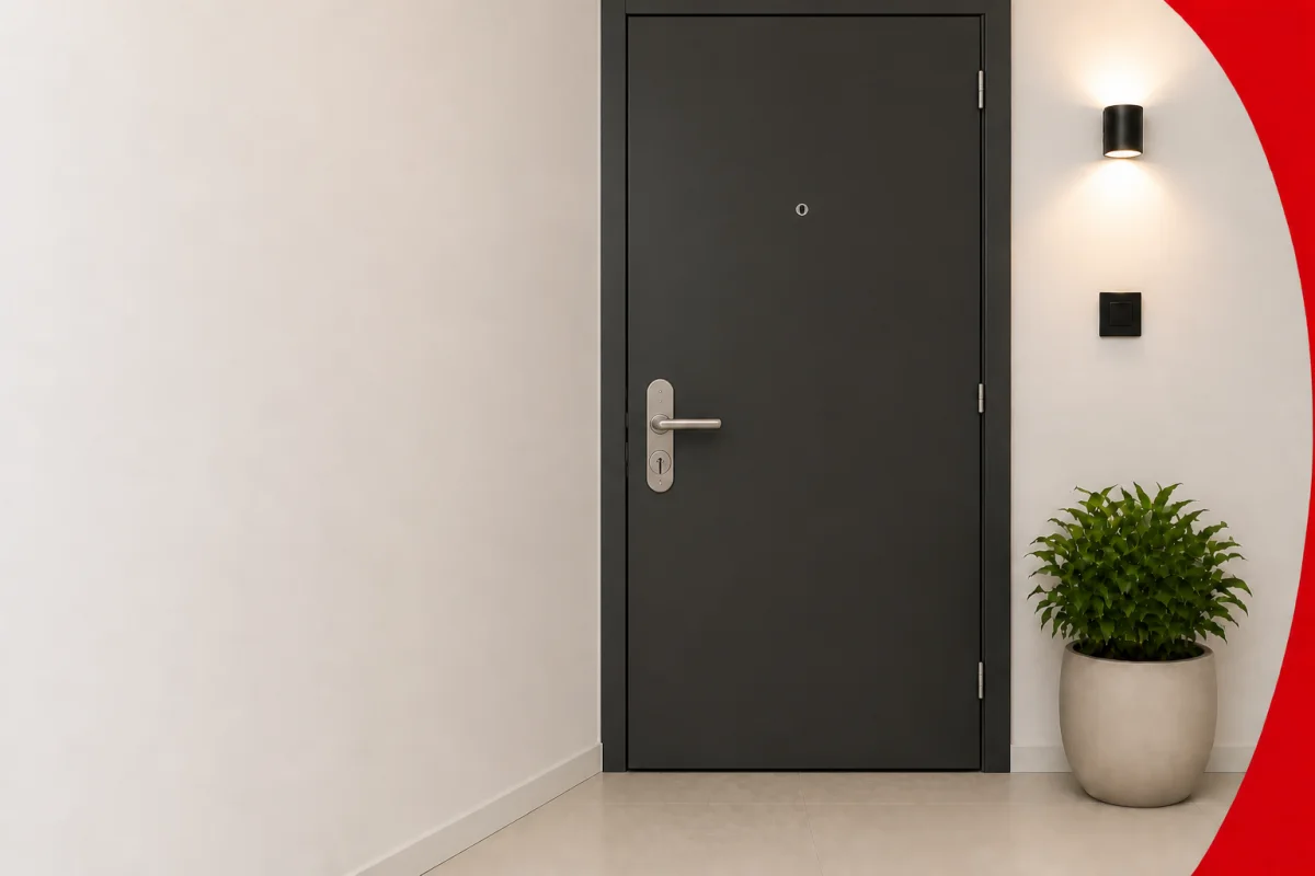 Geöffnete Wohnungstür – Türöffnung durch einen regionalen Partnerbetrieb